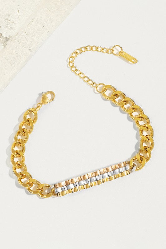 Multi Gold Chain Bracelet