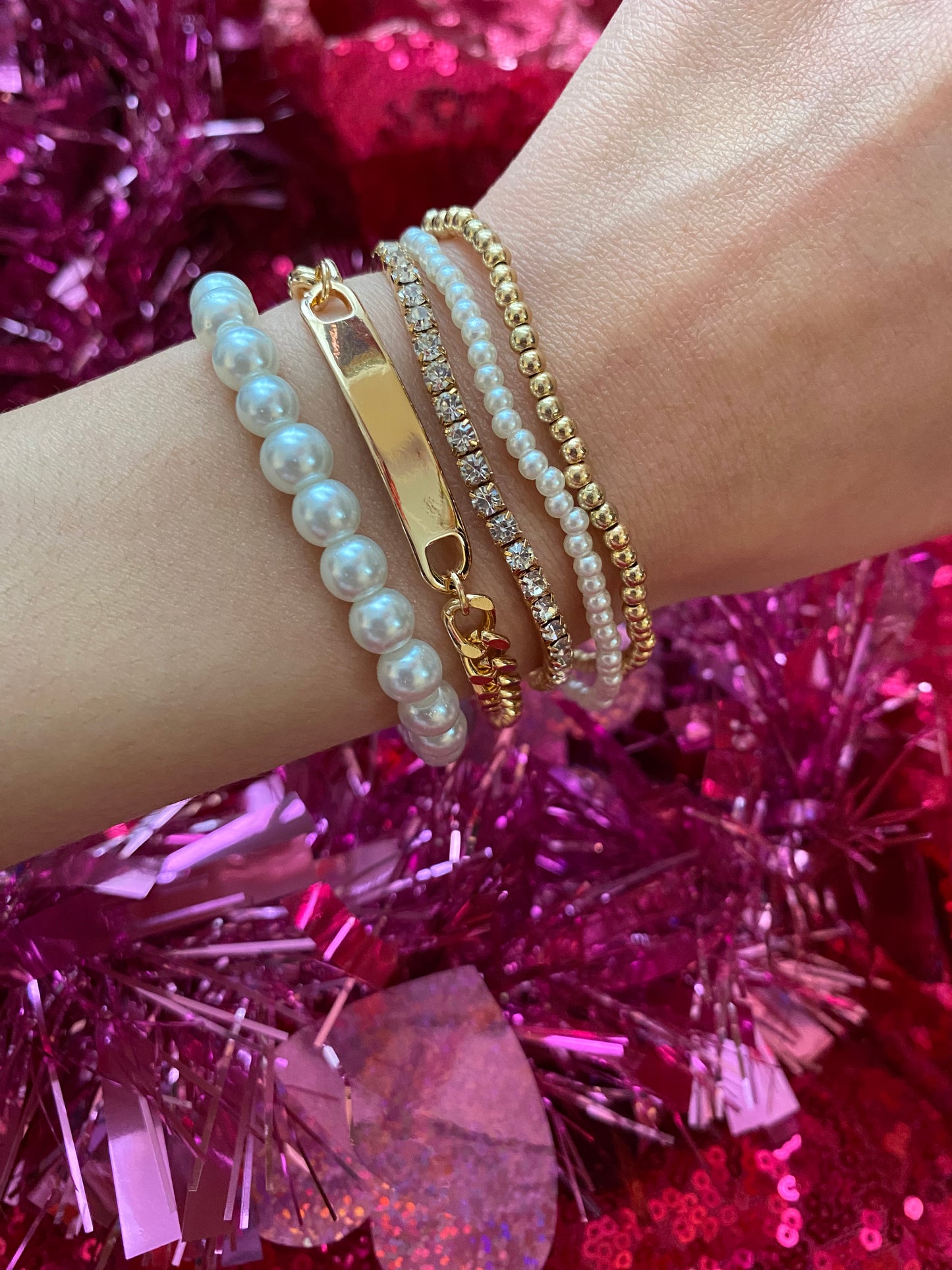 Stacks of Gold Bracelet Set